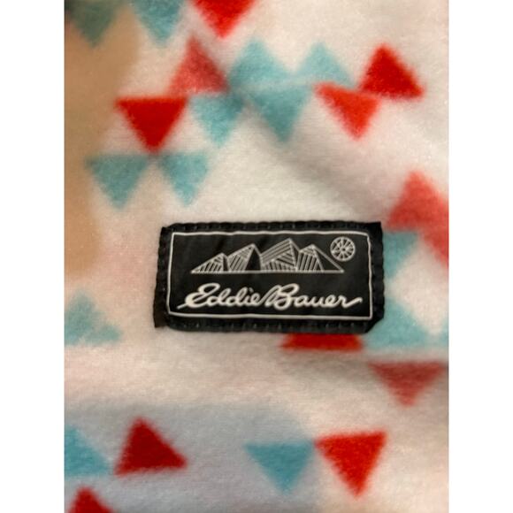 Eddie Bauer Quarter Zip Fleece Pullover, Size 14/16 - Picture 6 of 7